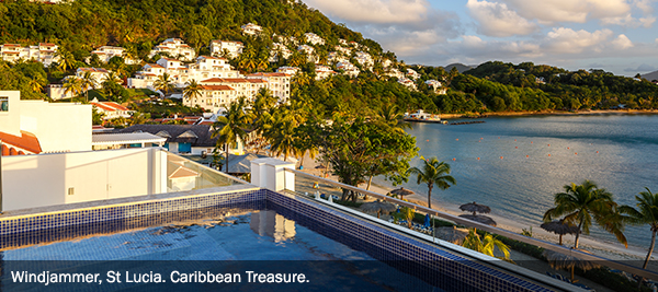 Windjammer, St Lucia. Caribbean Treasure - 2 - EBX Recommends 