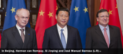 Herman van Rompuy, Xi Jinping and José Manuel Barroso